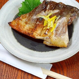 ホッケの下拵え＆一夜干し「塩焼きゆず風味」